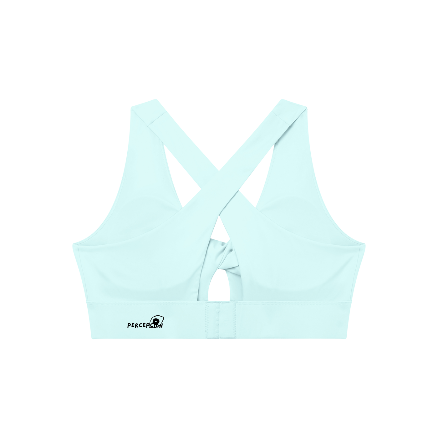 Eye Twist Front V-Neck Sports Bra