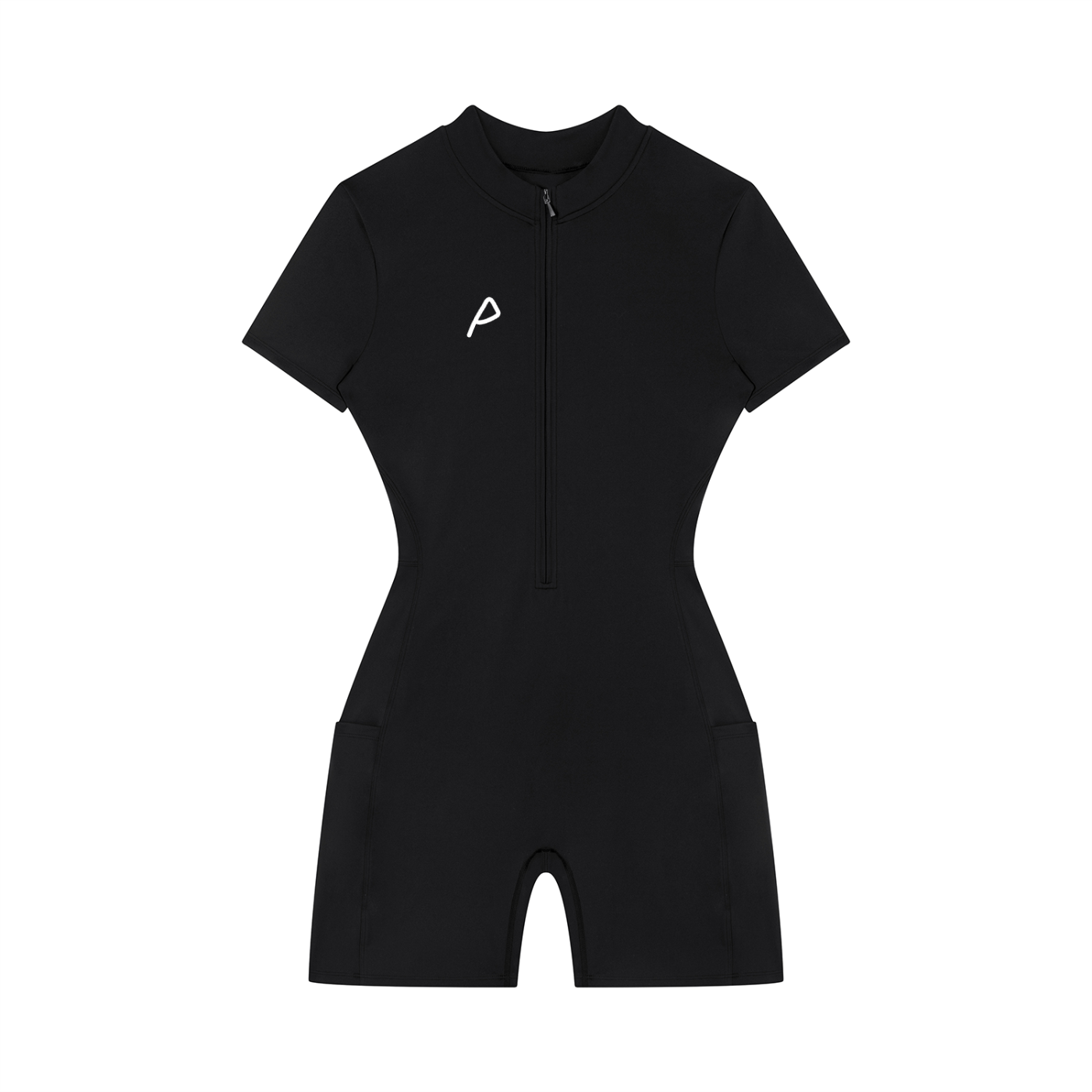 Percepcï Quarter-Zip Short Sleeve Assassin Romper