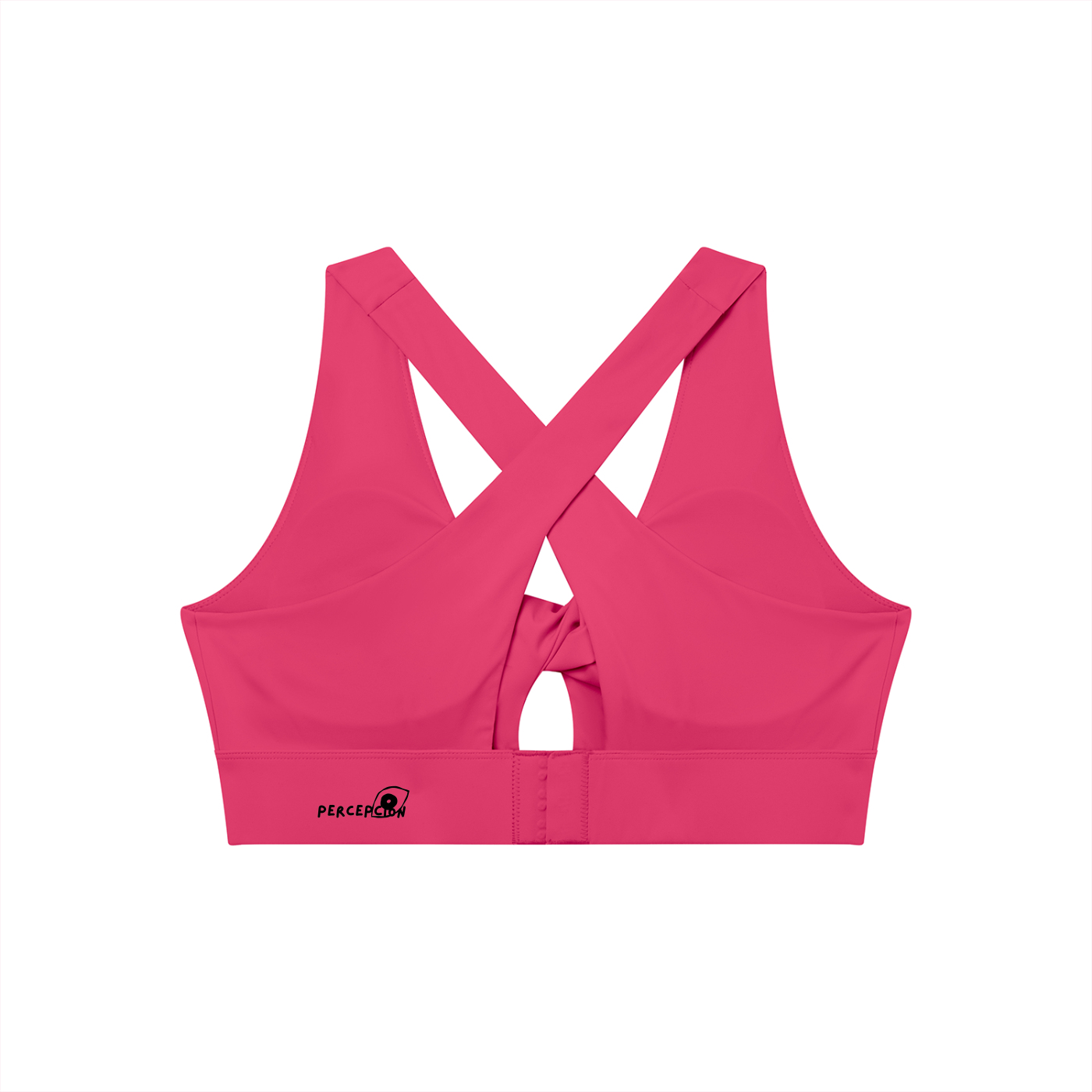 Eye Twist Front V-Neck Sports Bra