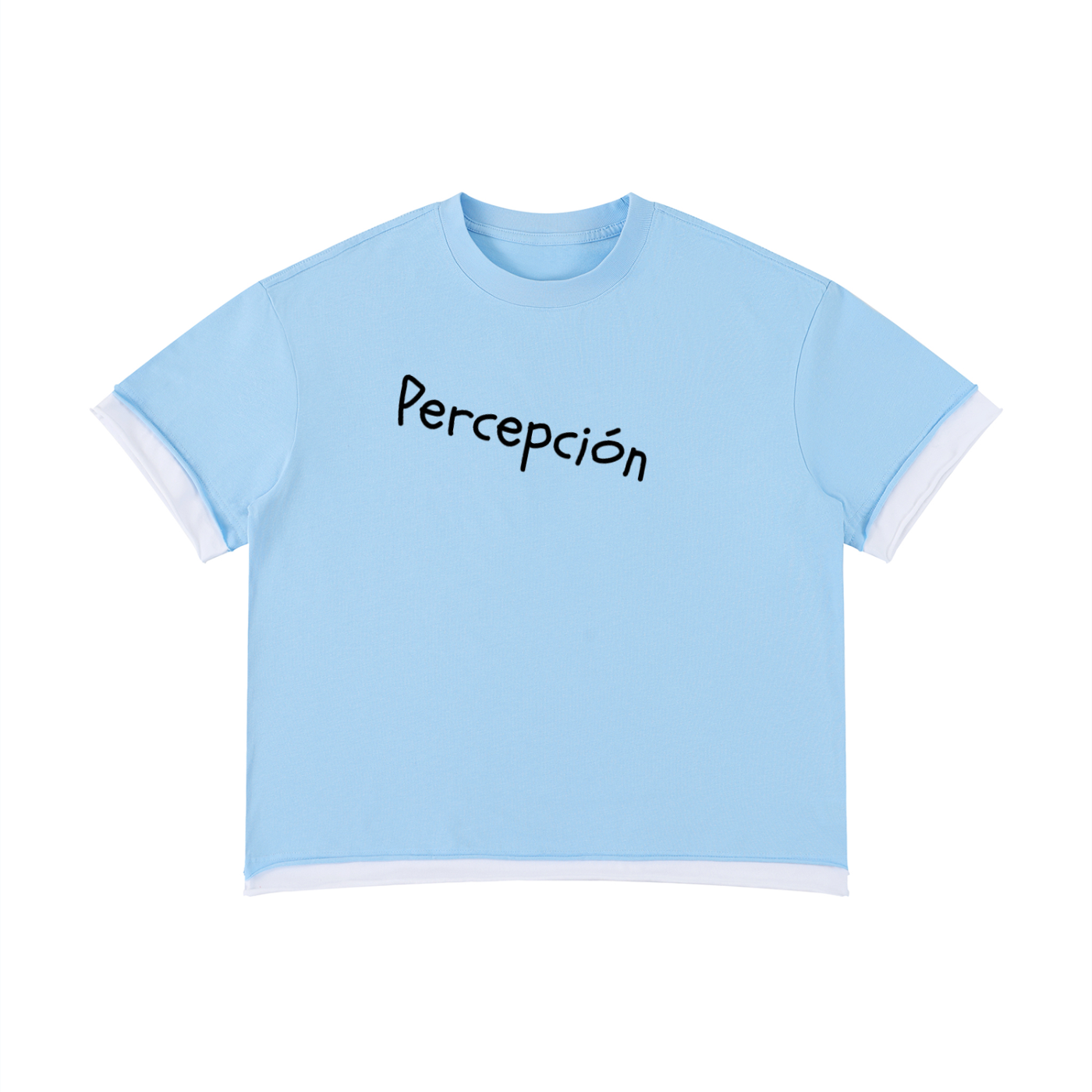 Unisex Boxy Color Block T-Shirt