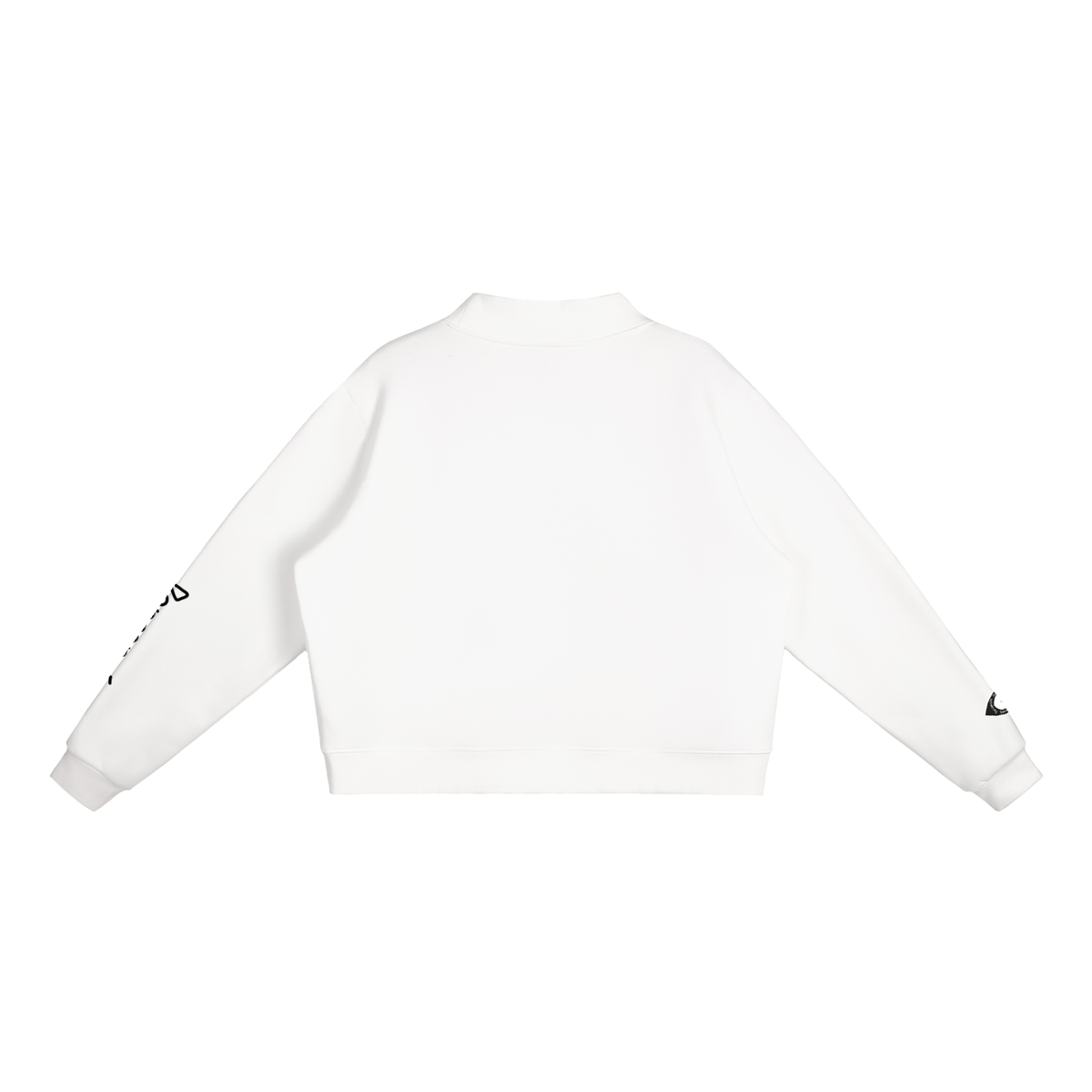 Perçë Women’s Fleece Mock-Neck Crew Sweatshirt