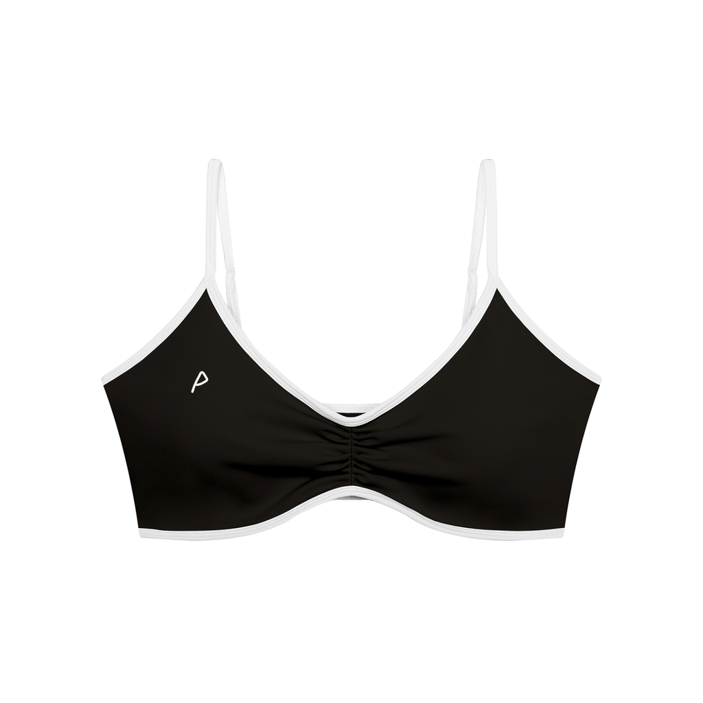 Pion Color Block Medusa V-Neck Sports Bra
