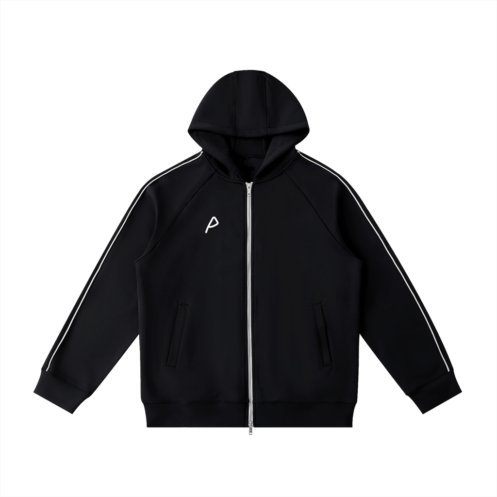Percepción Heavyweight Sleeve Zip Night Bandit Hoodie