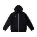 Percepción Heavyweight Sleeve Zip Night Bandit Hoodie