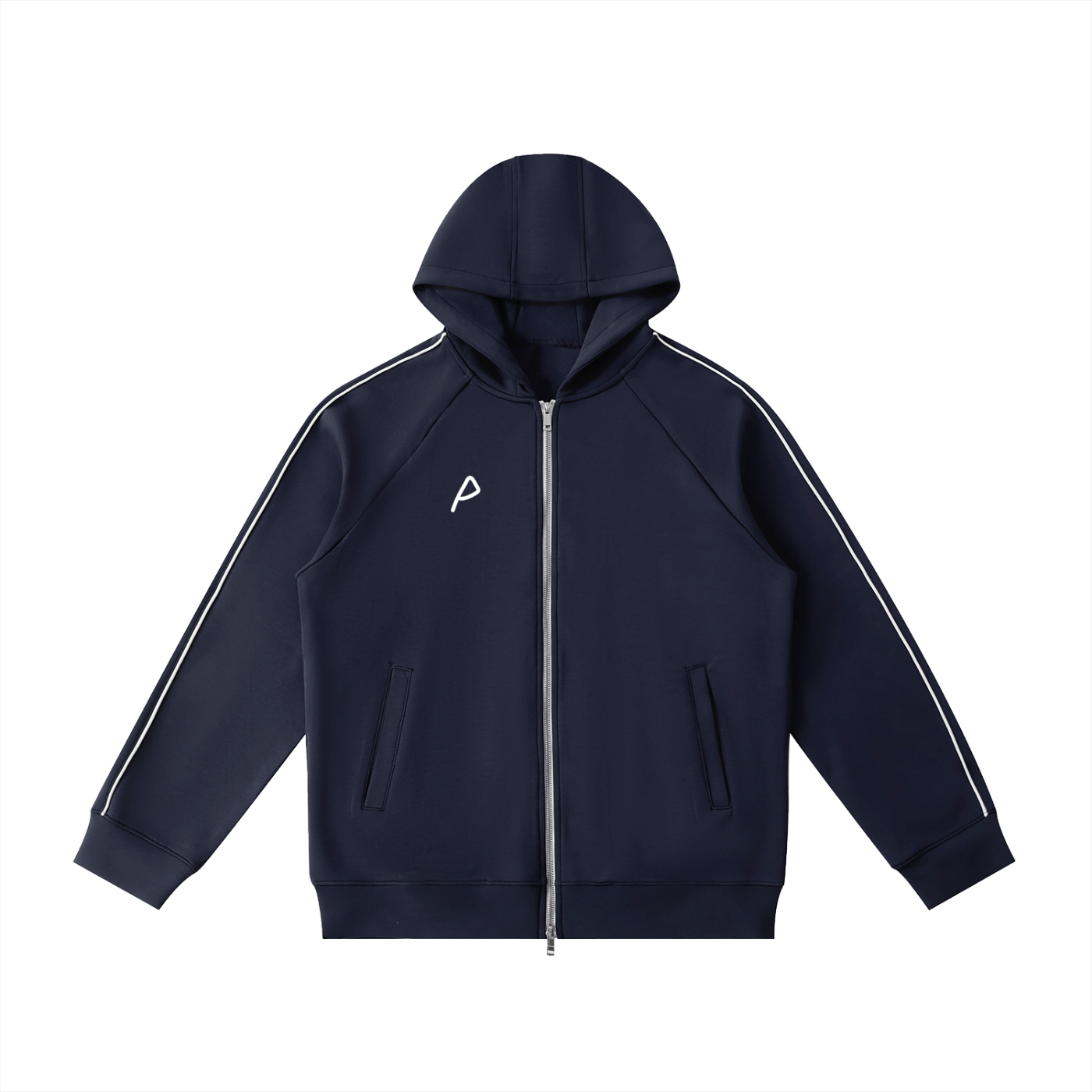Percepción Heavyweight Sleeve Zip Night Bandit Hoodie
