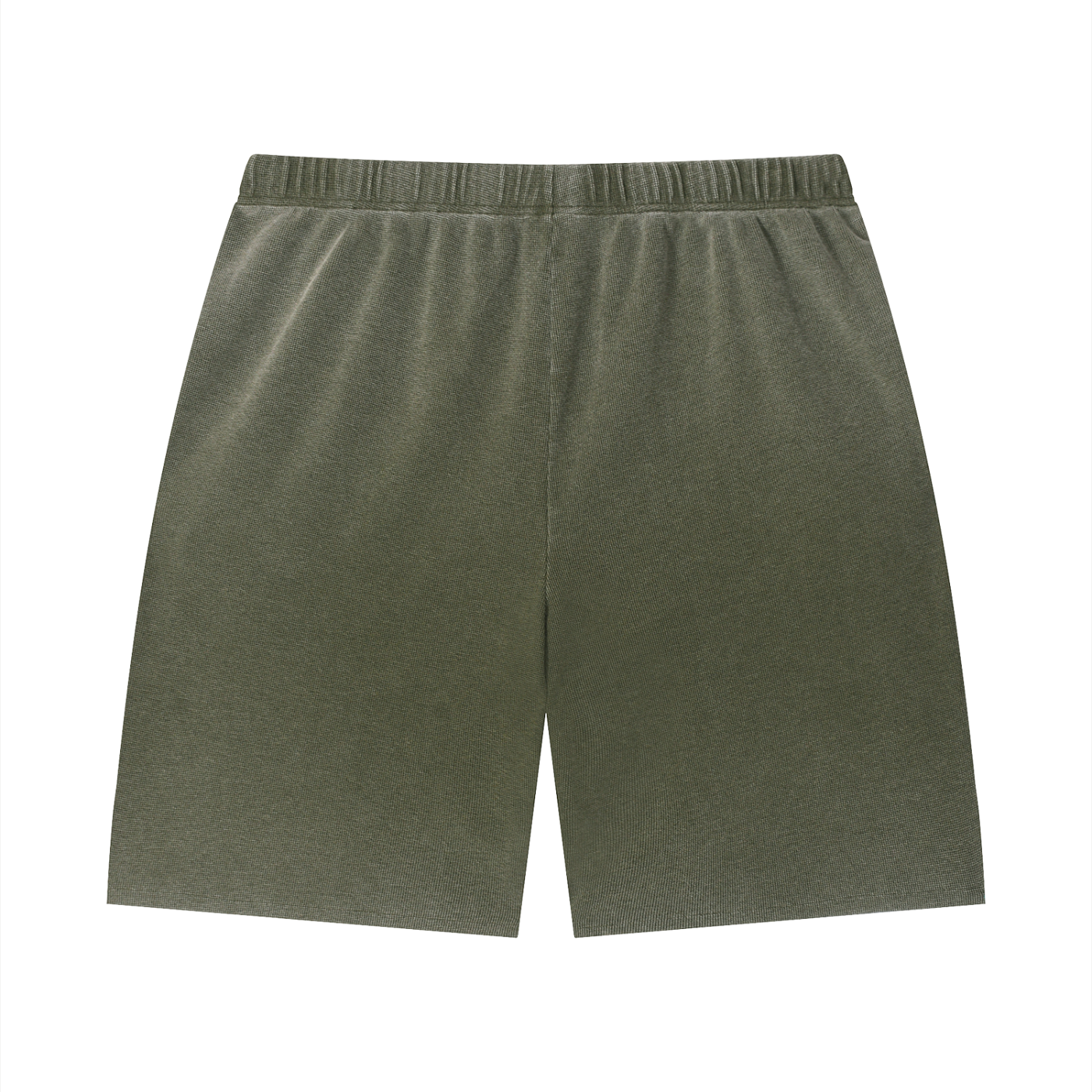 Percepcï Waffle Raw Hem Shorts