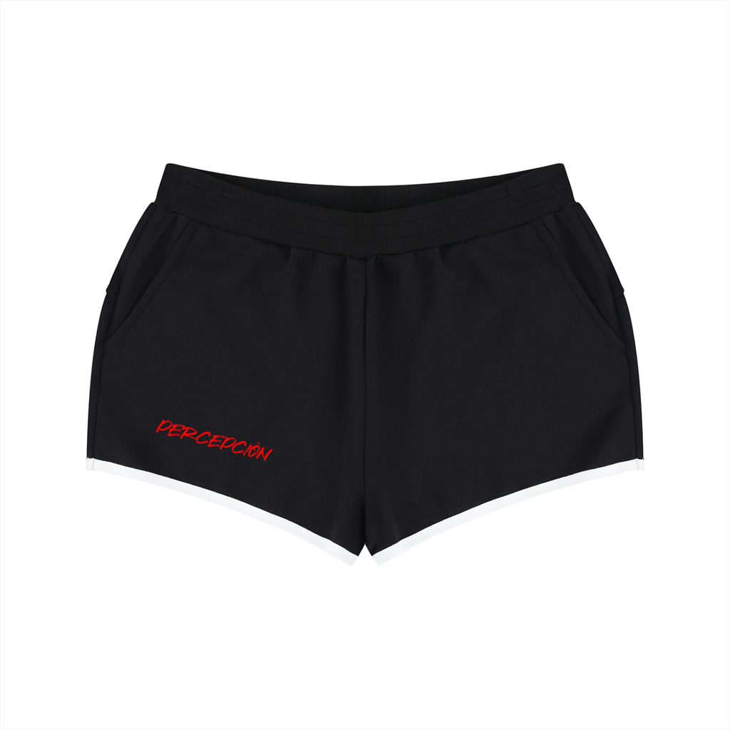 Women's Retro Contrast Binding Shorts