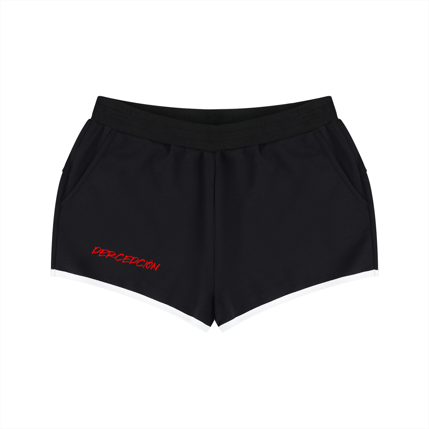 Women's Retro Contrast Binding Shorts
