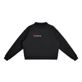 Essential Fleece Mock-Neck Crew Sweatshirt