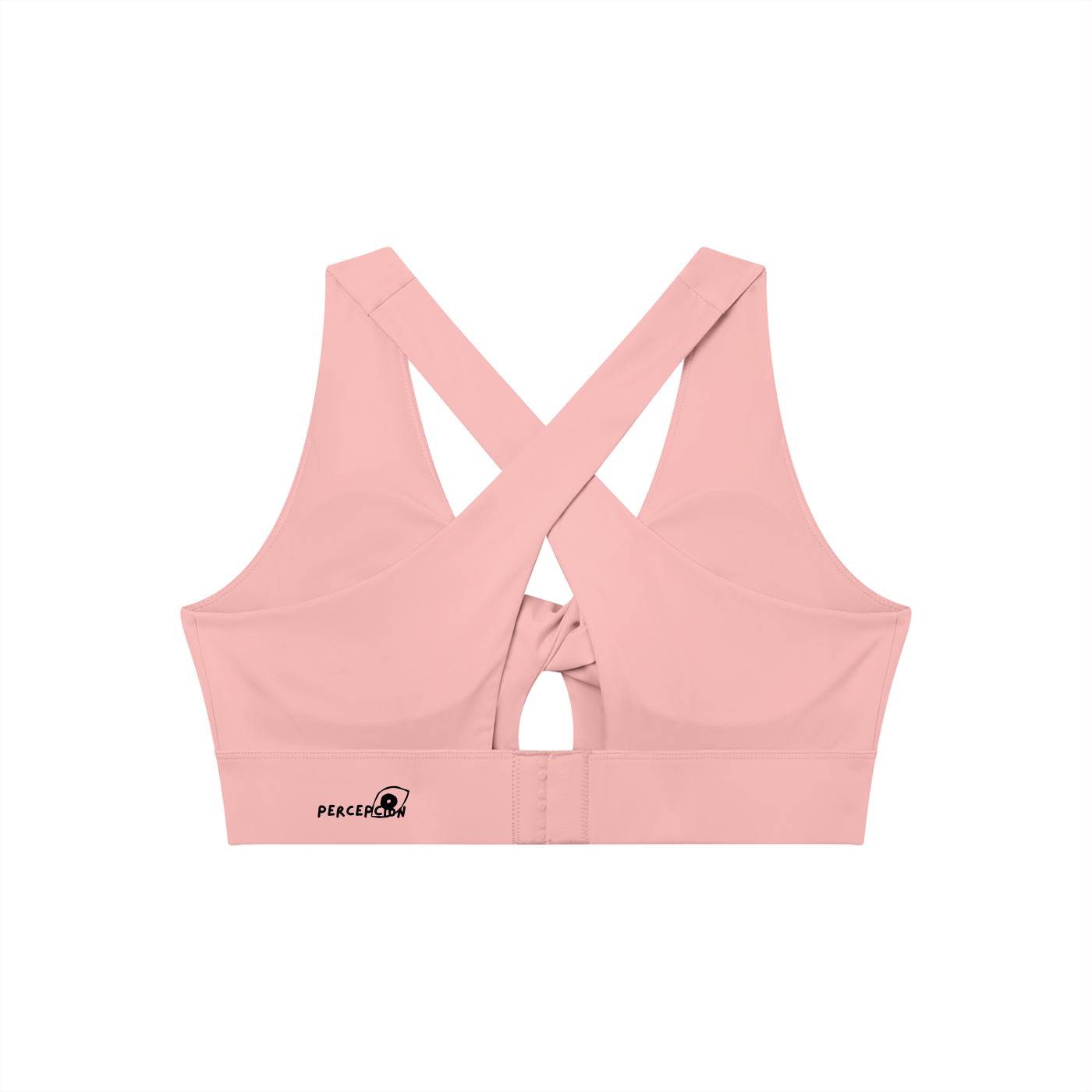 Eye Twist Front V-Neck Sports Bra