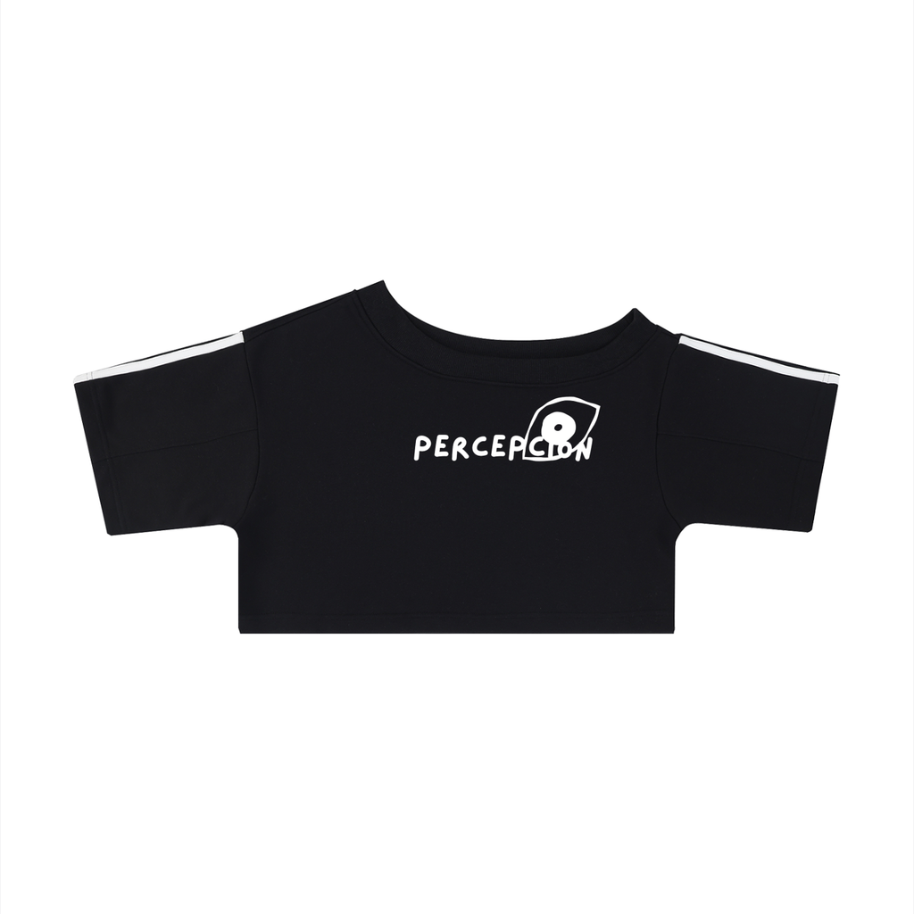 Ioñ Off-the-Shoulder Crop T-Shirt