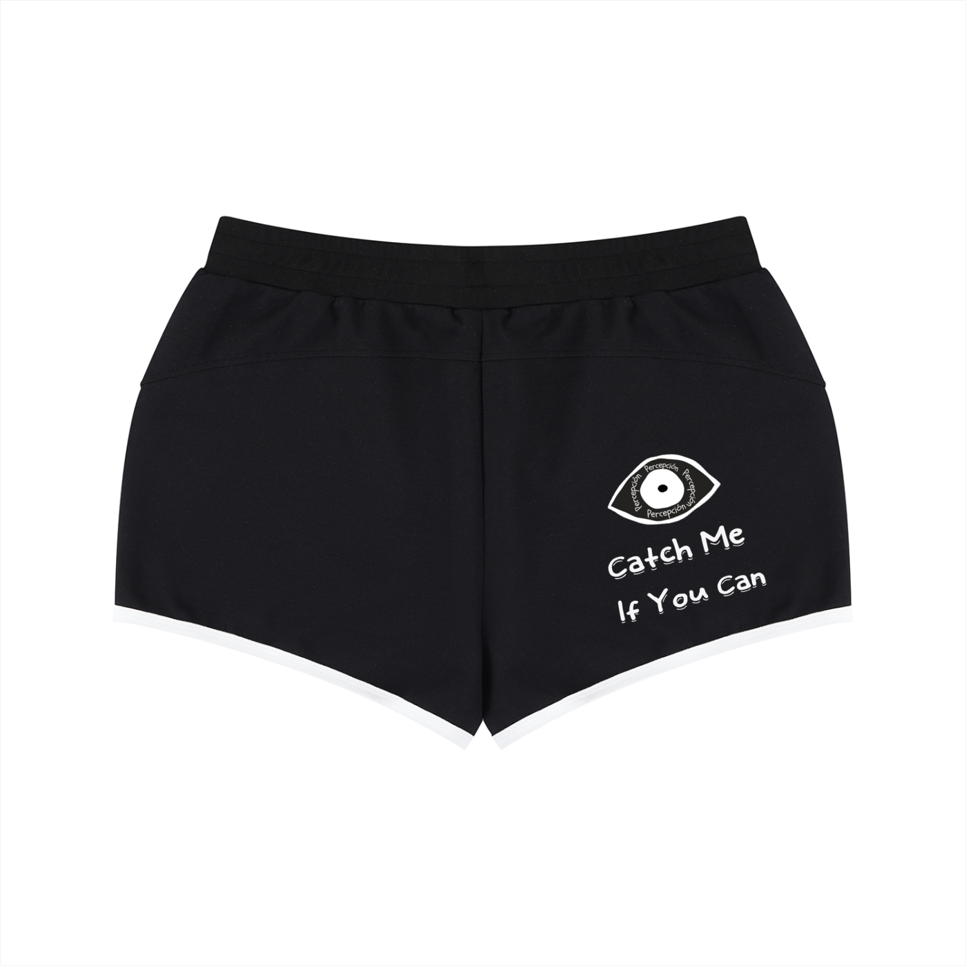 Women's Retro Contrast Binding Shorts