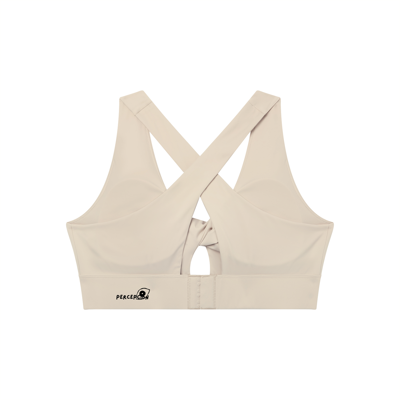 Eye Twist Front V-Neck Sports Bra