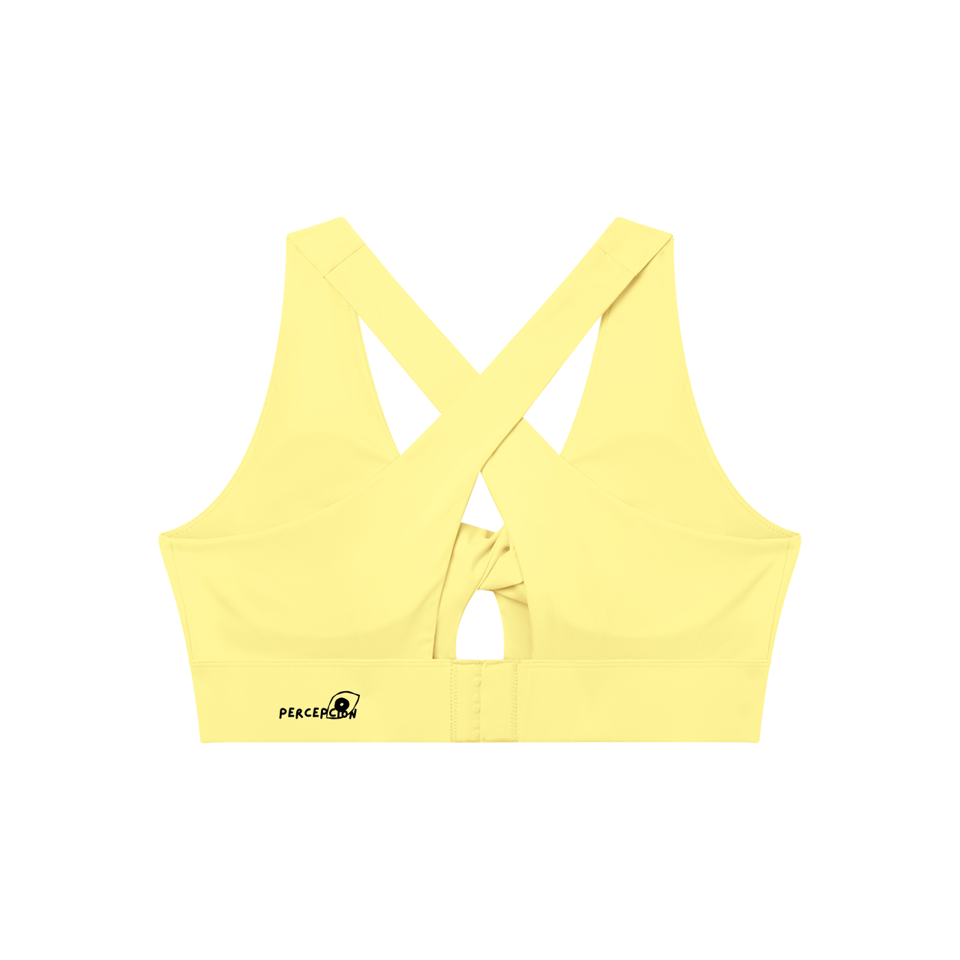 Eye Twist Front V-Neck Sports Bra