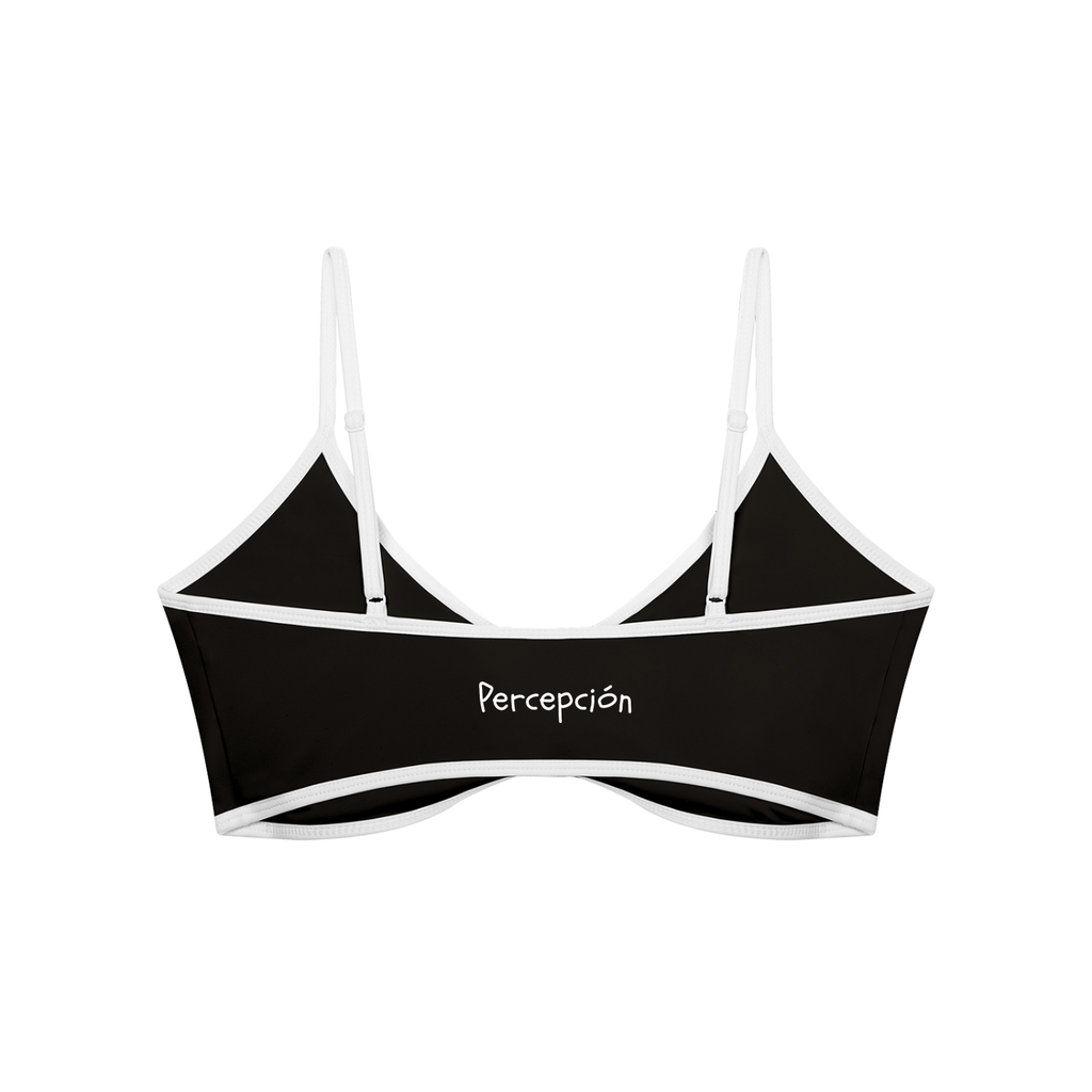 Pion Color Block Medusa V-Neck Sports Bra