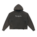 Heavyweight Lurker Washed Frayed-Hem Hoodie