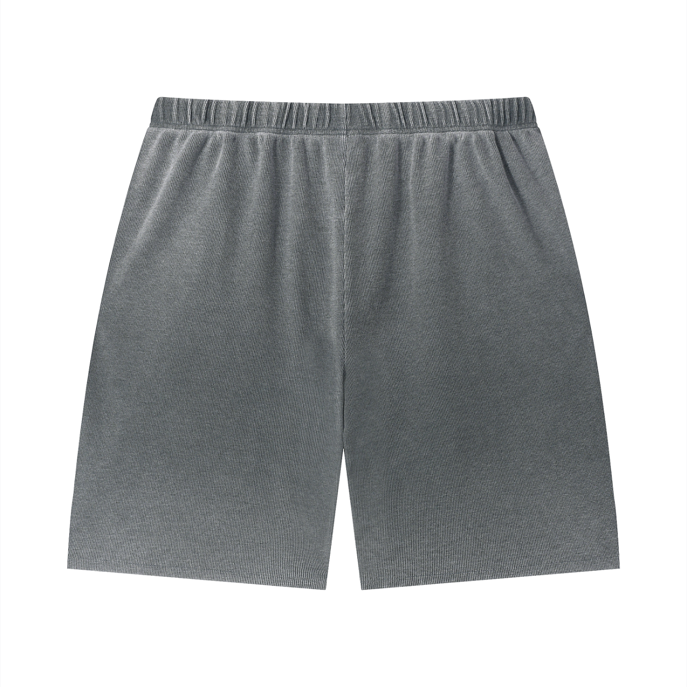 Percepcï Waffle Raw Hem Shorts